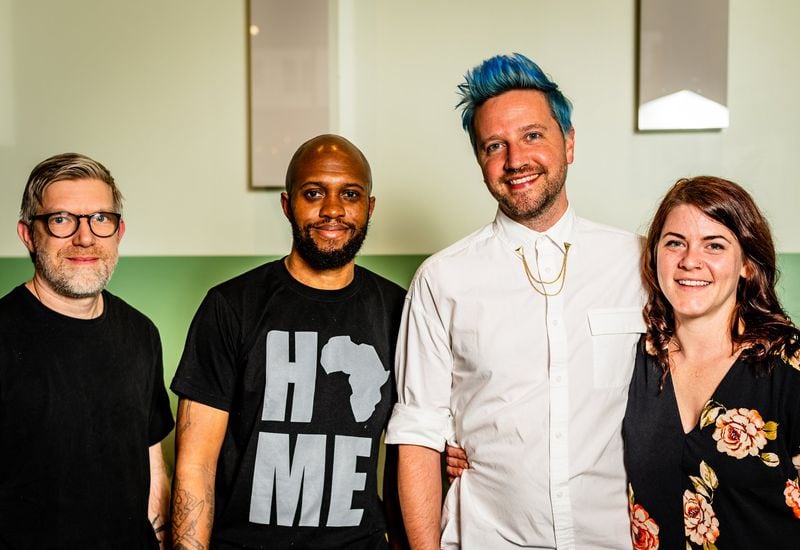 The team behind Hazel Jane’s (left to right): executive chef Brad Morris, sous chef Kevin Simon, assistant general manager Jeremy Christensen and general manager and beverage director Melissa Davis. CONTRIBUTED BY HENRI HOLLIS
