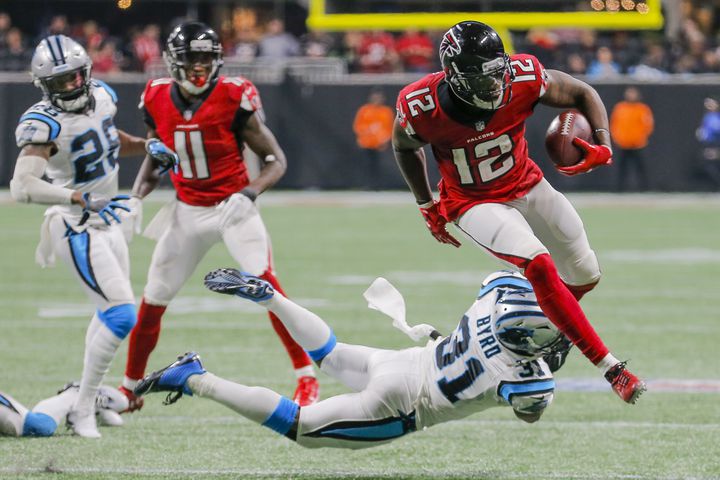 Photos: Falcons battle Panthers for spot in playoffs