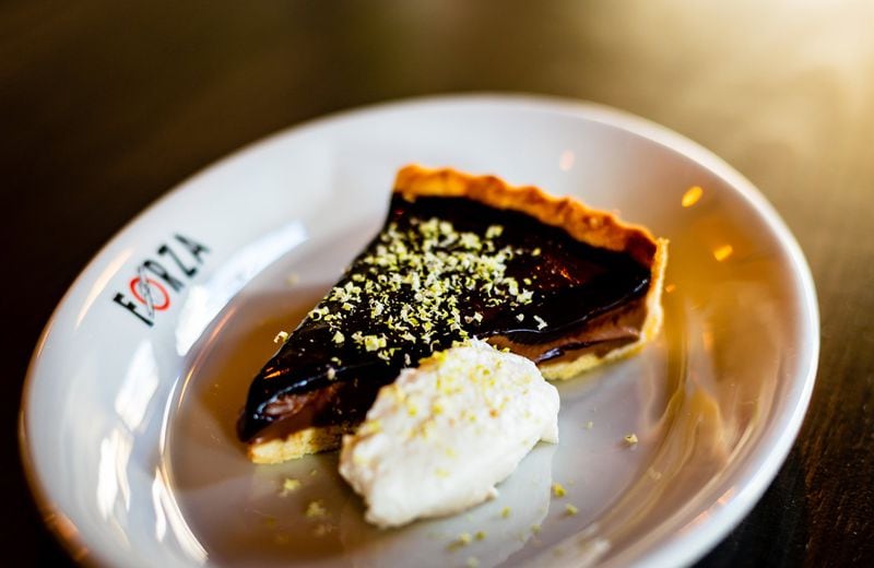 The Nutella tart is the perfect way to end your dinner at Forza Storico. CONTRIBUTED BY HENRI HOLLIS