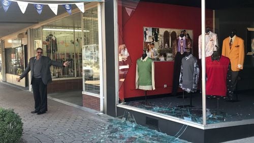 An explosion at South Georgia Pecan knocked the glass out of businesses Wednesday in downtown Valdosta.