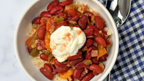 Quick Red Beans and Rice. (CHRIS HUNT FOR THE ATLANTA JOURNAL-CONSTITUTION)