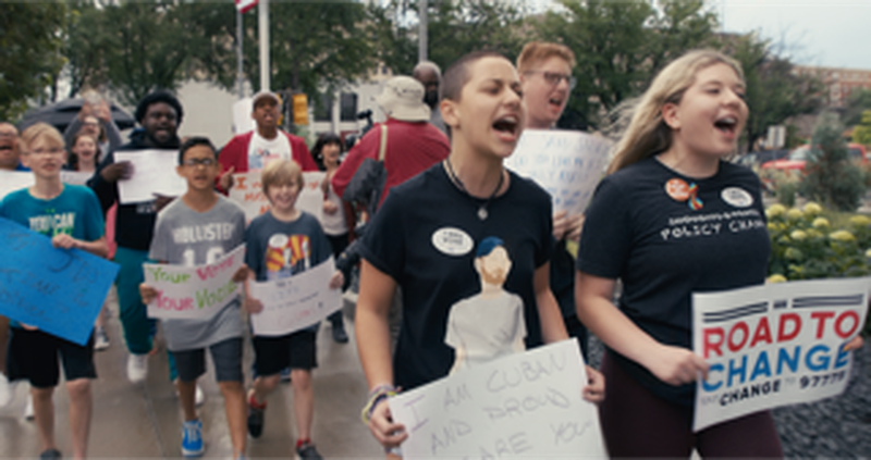 Students from Marjory Stoneman Douglas mobilized for March for Our Lives, depicted in the documentary, "US Kids."