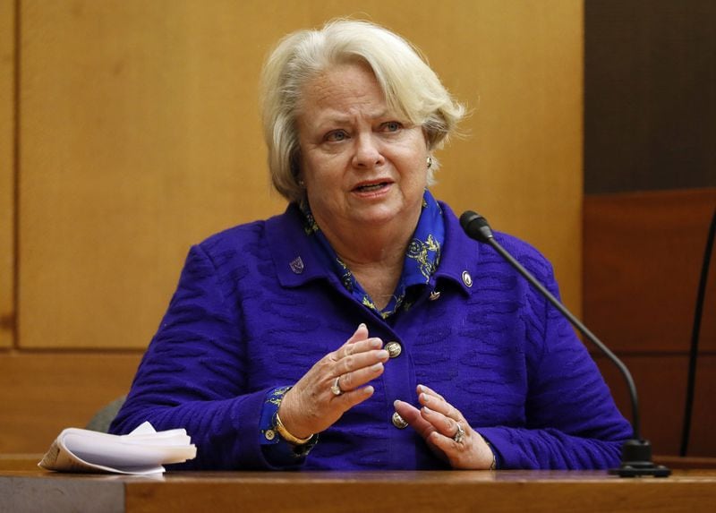 State Rep. Mary Margaret Oliver is one of the co-sponsors of HB 228, which would raise the age when children in Georgia can marry from 16 to 17. BOB ANDRES / BANDRES@AJC.COM