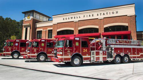 Roswell will apply for a Fireworks Tax Grant from the Georgia Firefighter Standards and Training Council to help purchase a new fire extinguisher training simulator. (Courtesy Roswell Fire Department)