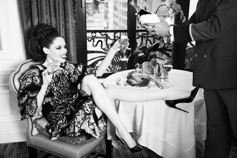 Model Coco Rocha is featured in a charming short film created by photographer Ellen von Unwerth in an exhibition of her work "Ellen von Unwerth: This Side of Paradise" at SCAD FASH Museum of Fashion + Film.
(Courtesy of SCAD FASH / Ellen von Unwerth)