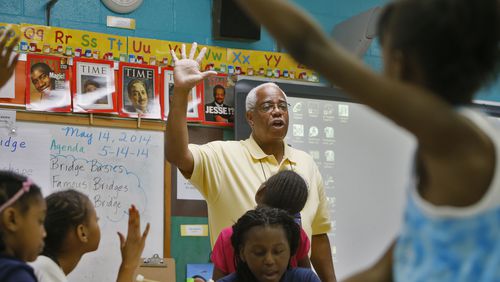 A Johns Hopkins study found that if a black student has one or two black teachers in elementary school, the student is far more likely to enroll in college. One black teacher by third grade, black students are 13 percent more likely to enroll in college, two black teachers by third grade and the students are 32 percent more likely. BOB ANDRES  / BANDRES@AJC.COM