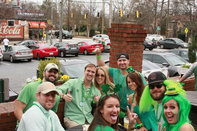 Revelers gather for the Kegs & Eggs Brunch Bash in Virginia-Highland. Contributed