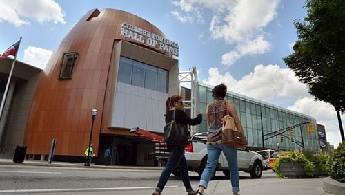 The College Football Hall of Fame opened in Atlanta in August 2014.