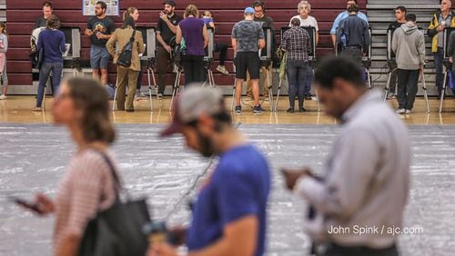 Scenes from Election Day in Georgia
