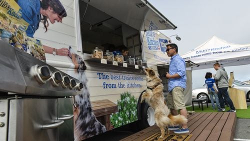 The Milo’s Kitchen Treat Truck is a for-dogs-only food truck that’s in metro Atlanta this weekend as part of a 12-state tour. CONTRIBUTED BY ELI ZATURANSKI