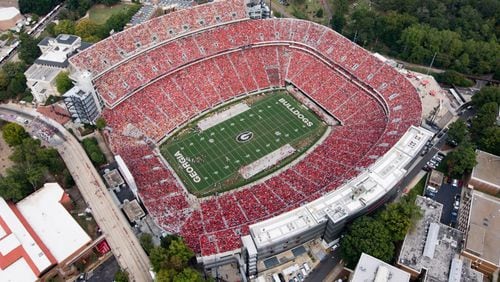 Sanford Stadium will host a solar eclipse viewing next month. (Peter Frey/University of Georgia)