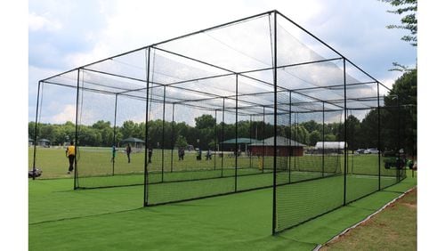 To address complaints of too many people from outside the city tying up Johns Creek's cricket facilities, the city will begin charging hourly rental fees for the cricket cages (photo) and cricket pitch, with higher fees for non-residents. CITY OF JOHNS CREEK