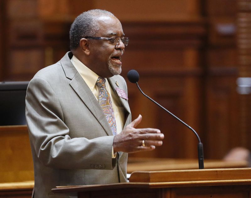 Georgia Rep. Al Williams, D-Midway, objected to a bill late Monday. (Bob Andres/he Atlanta Journal-Constitution)