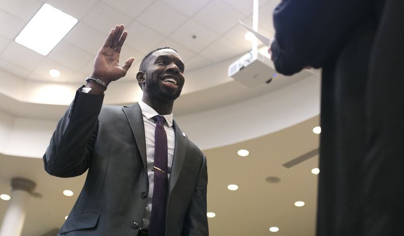 Everton Blair, the chairman of the Gwinnett County Board of Education, announced earlier this week that he is entering the race for state school superintendent at the urging of some prominent Democrats. (Casey Sykes for The Atlanta Journal-Constitution)