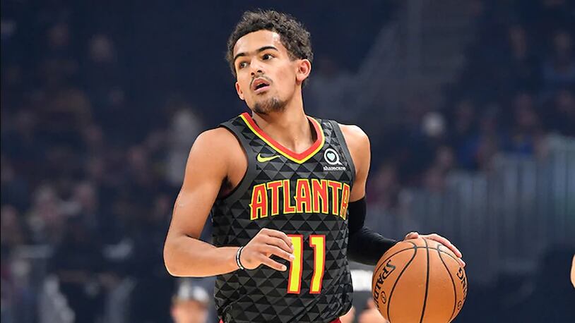 Hawks guard Trae Young.