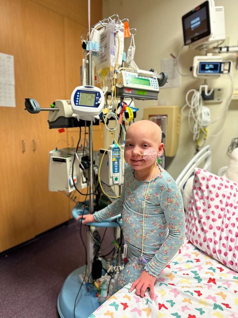 Virginia Bicksler, 9, was diagnosed with Chronic Granuloma Disease and had a bone marrow transplant at age 8 to be cured. Courtesy of the Bicksler family