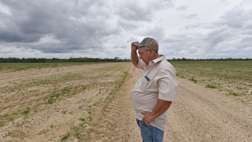 Monday, April 8, 2019.  When Hurricane Michael struck southwest Georgia in October, it destroyed about 90 percent of Ken Hickey’s cotton crop. While waiting for an end to Congress’ delay in finalizing an aid package for victims of the storm and other major natural disasters in the U.S. in 2018 and 2019, he has on four occasions used swaths of his land for collateral to secure financing for his 2019 crops. But the fourth-generation farmer in Thomas County says he won’t do that again. “I will not and I’m not going to mortgage every piece of property that my daddy and grandparents have worked so hard to obtain … to keep going,” he said. HYOSUB SHIN / HSHIN@AJC.COM