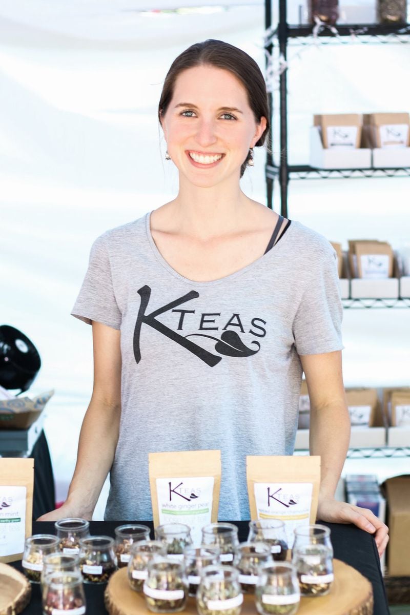 Katie Watts began experimenting with tea blends while in college. She sold her first blends to the public in 2013. CONTRIBUTED BY HANNAH YOUNGBLOOD