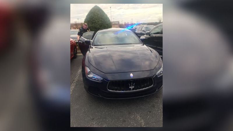 Keithrick Williams was arrested Thursday after driving to an AMC theater in a stolen Maserati, the Clayton County Sheriff’s Office said. (Credit: Clayton County Sheriff’s Office)