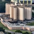 Aerial photo shows the Fulton County Jail, Tuesday, August 22, 2023, in Atlanta. (Hyosub Shin / Hyosub.Shin@ajc.com/The Atlanta Journal-Constitution/TNS)