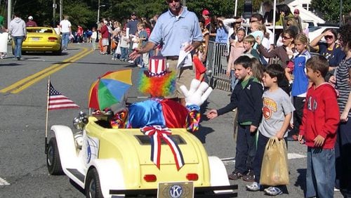 Children are welcome to participate in the free Roswell Youth Day Celebration Parade at 10 a.m. today from the First Baptist Church of Roswell, 710 Mimosa Blvd., to Roswell Area Park, 10495 Woodstock Road. 770-641-3705, RoswellGov.com. Courtesy of city of Roswell