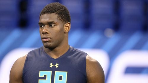 Auburn defensive end Carl Lawson, of Milton, is projected to be selected in the first round of the NFL draft.
