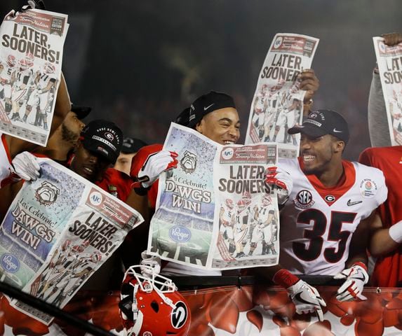Photos: Bulldogs celebrate Rose Bowl victory