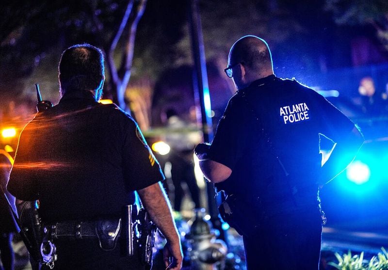 Atlanta police investigate a fatal shooting Saturday morning at a Buckhead apartment complex.