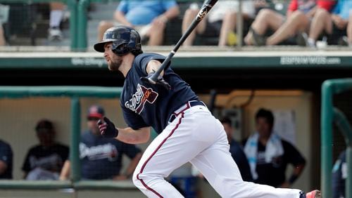 Utility man Charlie Culberson will be on the Braves’ opening-day roster as their primary backup infielder. (AP Photo/John Raoux)