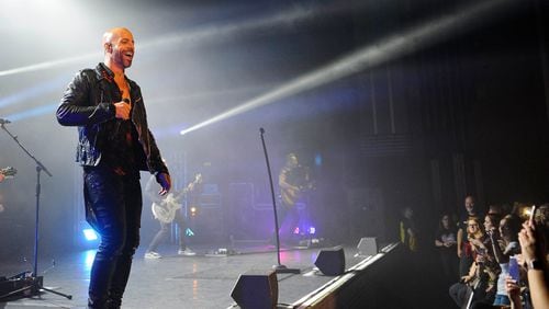 Chris Daughtry of Daughtry performing at Eventim Apollo in London. The singer will play a virtual tour this summer.