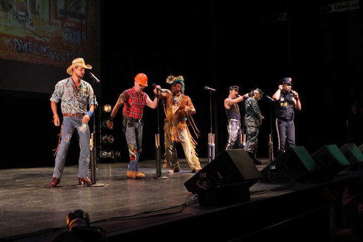 Village People perform at Cobb Energy Centre