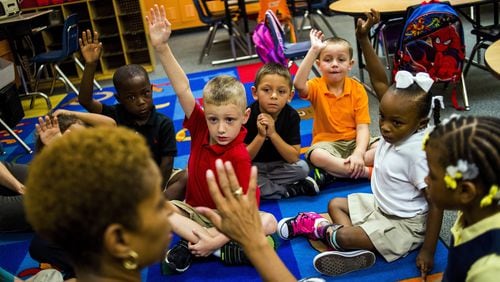 More children are arriving at kindergarten ready to learn. (Jake May/The Flint Journal-MLive.com via AP) More children are arriving at kindergarten ready to learn. (Jake May/The Flint Journal-MLive.com via AP)
