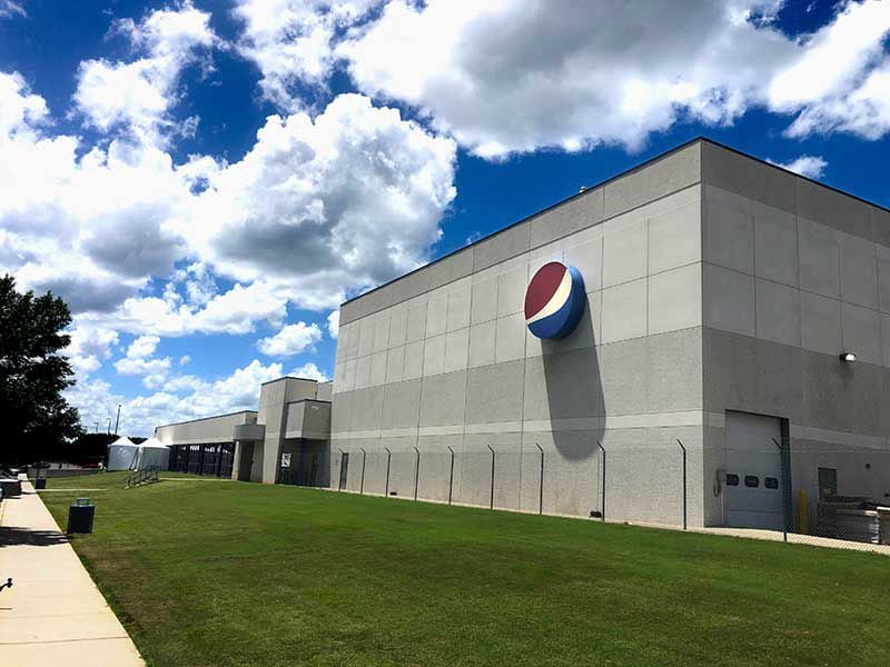 The Pepsi bottling plant in Tucker.