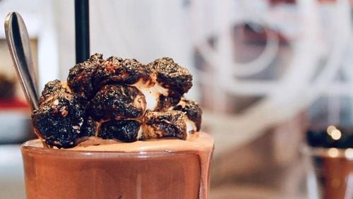 The Nutella and Toasted Marshmallow shake is one example of Flip Burger Boutique’s creativity. CONTRIBUTED BY FLIP BURGER BOUTIQUE