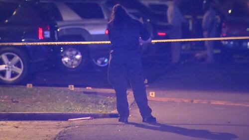 A man was found shot in a vehicle Friday evening, DeKalb County police said.