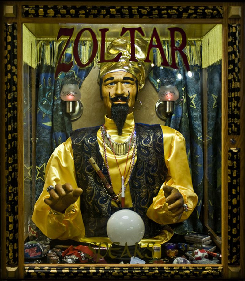 I consulted with Zoltar on the Venice Beach boardwalk, but he was of no help to me.