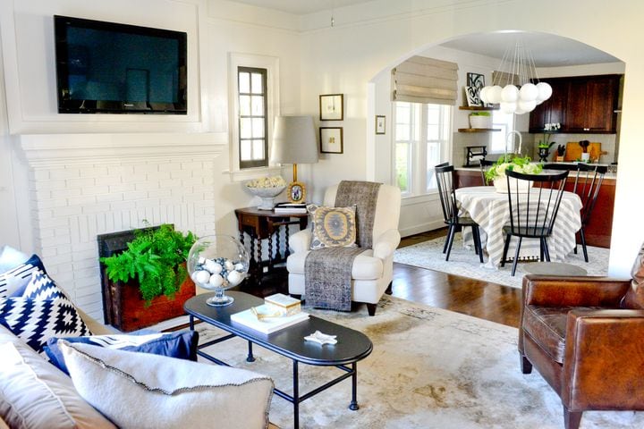 Smyrna bungalow from the 1920s freshened up with global chic