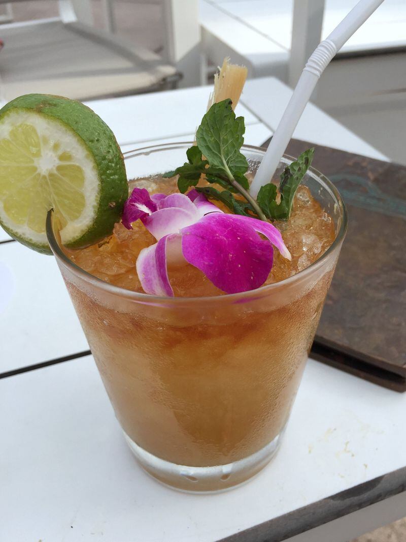 Mai tai at House Without a Key, at the Halekulani Hotel. (Bethany Jean Clement/Seattle Times/TNS)