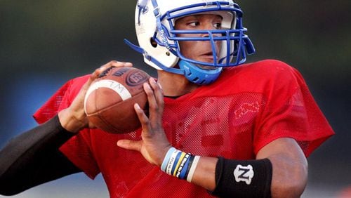 Carolina Panthers QB Cameron Newton played high school football and basketball at Westlake High School. (CURTIS COMPTON/AJC staff)