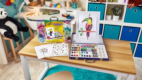 Paint, draw and more with a portable art easel.
Courtesy of Crayola