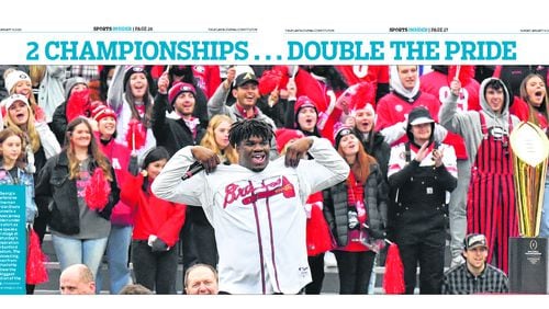 Extra coverage of UGA championship parade in new Sunday ePaper feature, Sports Insider