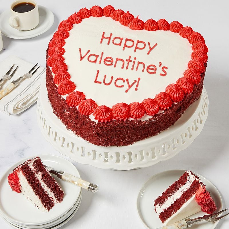 Celebrate Valentine's Day with a delectable dessert--a cake delivered to her door.
Courtesy of Bake Me A Wish!