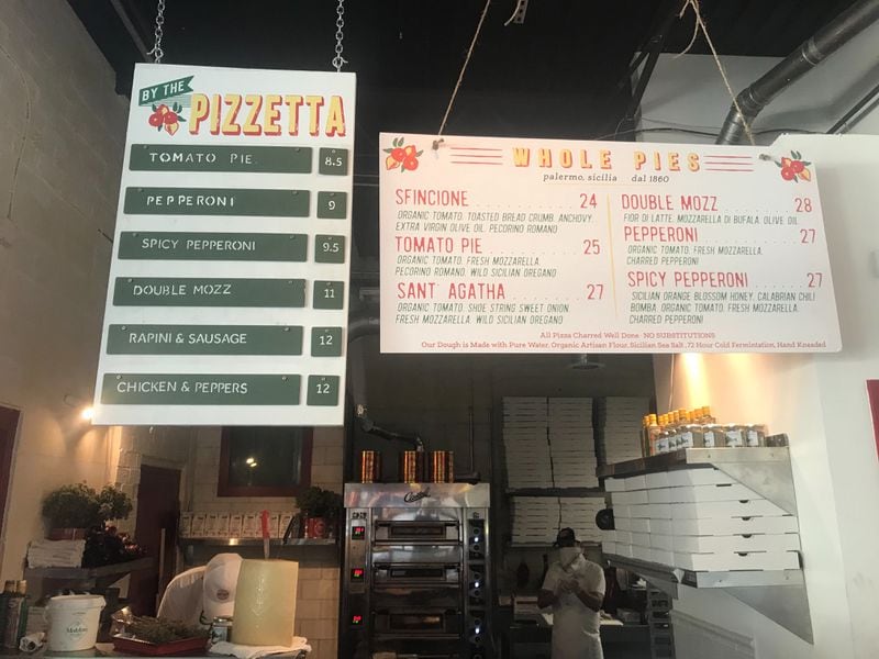 The menu at Gio's Sicilian. CONTRIBUTED BY LIGAYA FIGUERAS