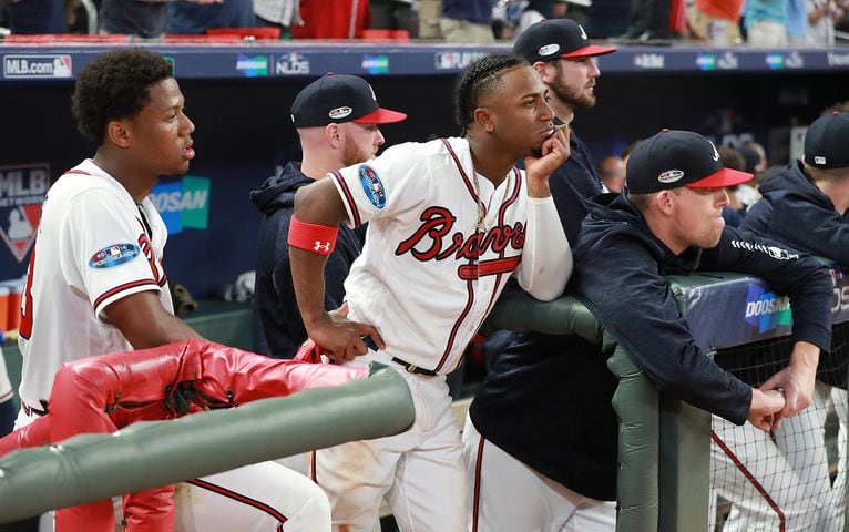Photos: Braves’ season comes to an end after 6-2 loss to Dodgers
