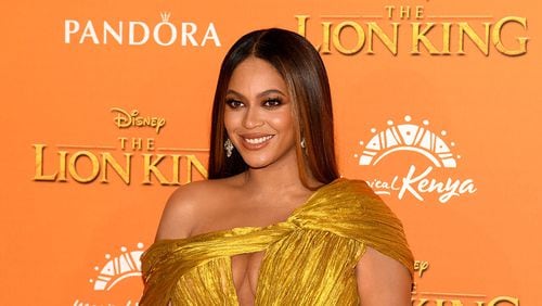 Beyonce Knowles-Carter attends the European Premiere of Disney's "The Lion King" at Odeon Luxe Leicester Square on July 14, 2019 in London.