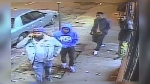 Atlanta police are searching for four persons of interest in Clarence Frayer's homicide.