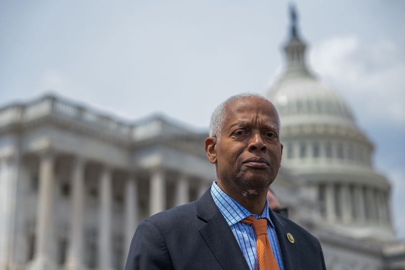 U.S. Rep. Hank Johnson will hold a virtual news conference today to reintroduce his signature legislation, a bill that would prohibit employers from forcing employees with claims of harassment or discrimination to go through arbitration instead of suing in court.(Nathan Posner for The Atlanta Journal-Constitution)