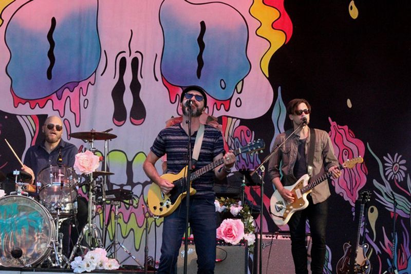  The Shins brought plenty of color to Shaky Knees. Photo: Melissa Ruggieri/AJC