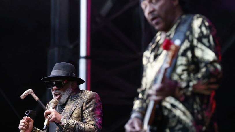 The Isley Brothers were one of the headliners at Atlanta's One MusicFest on Sunday, October 10, 2021. Miguel Martinez for The Atlanta Journal-Constitution