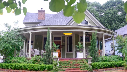 The Folk Victorian home was built in the early 1900s in Grant Park, which is holding its 43rd Annual Grant Park Spring Tour of Homes on May 20 and 21. The residence, which has been renovated over the years, now has 3,200 square feet, three bedrooms and two-and-a-half baths.